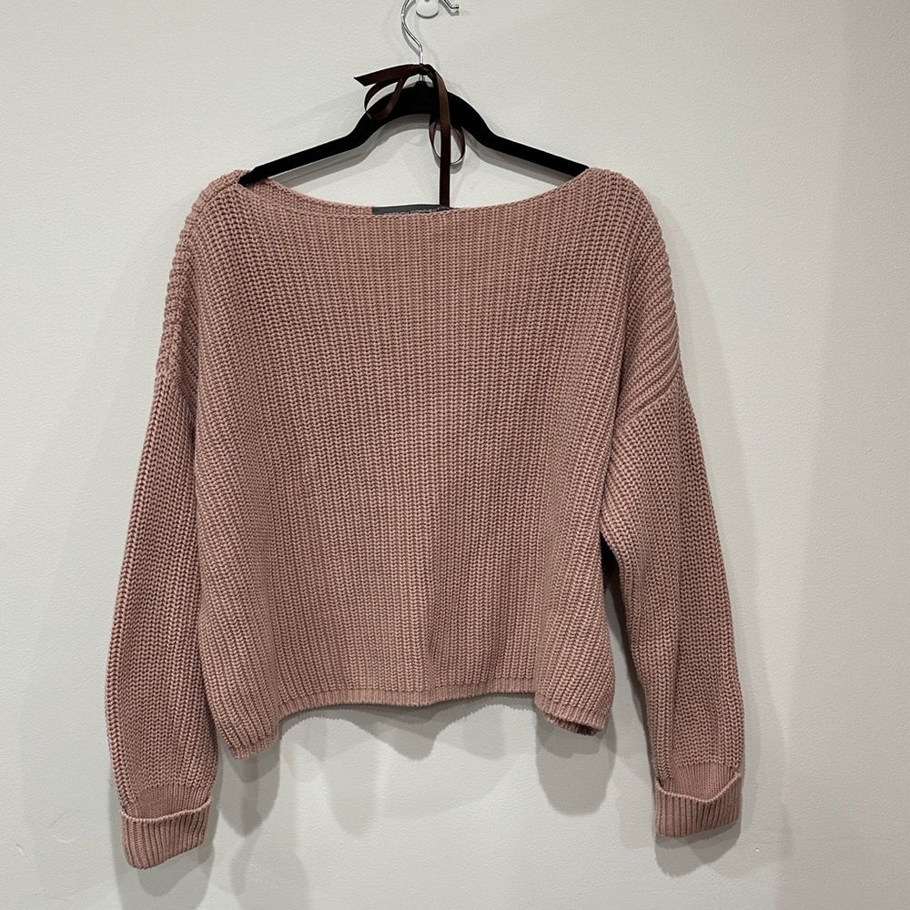 French Connection Blush Off-the-Shoulder Sweater